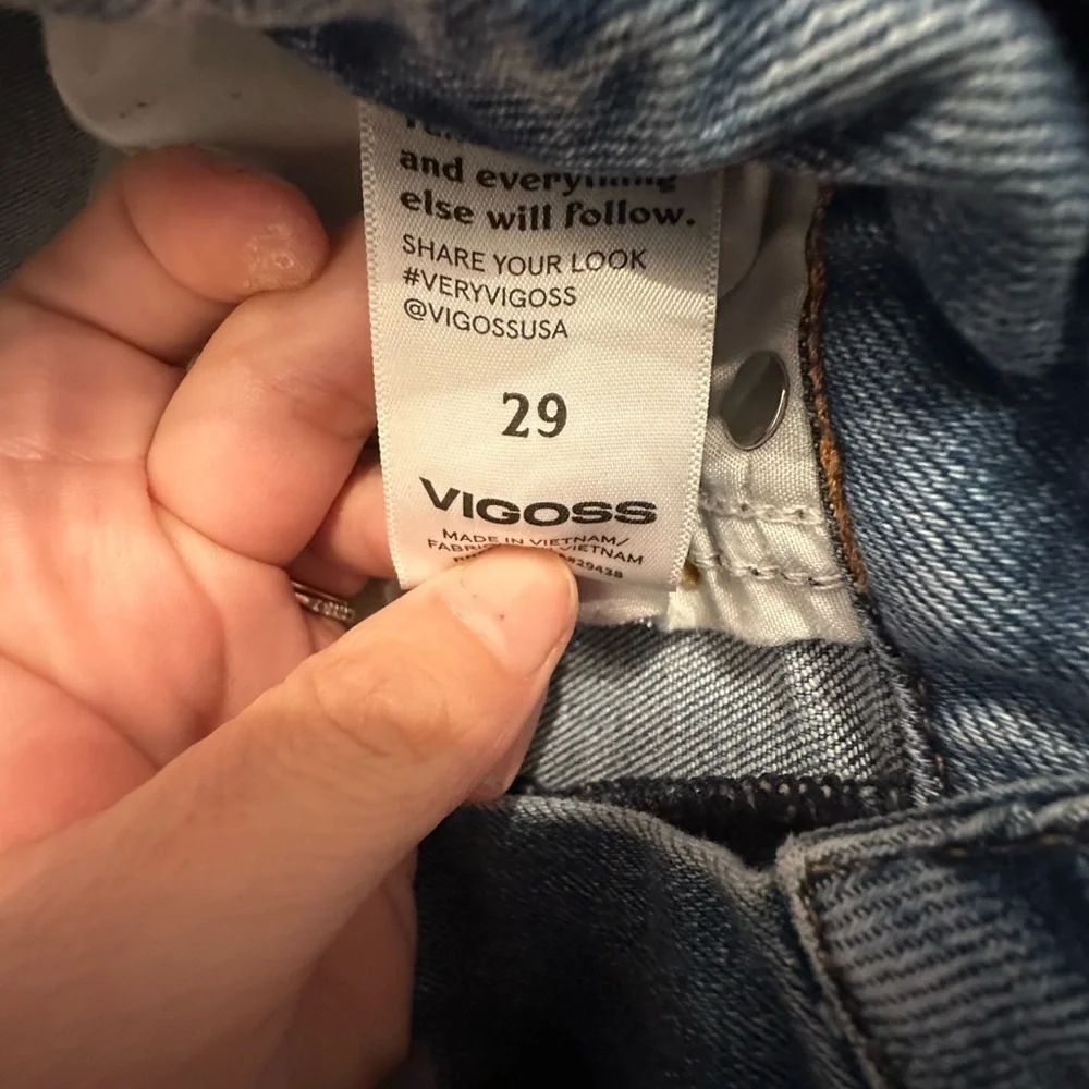 Vigoss Thompson Tomboy Boyfriend Fit Jeans- like new